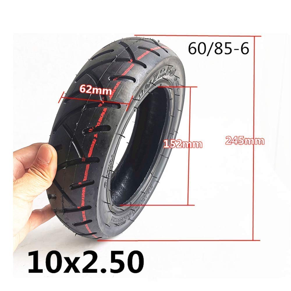 JYCCH 10 Inch Electric Scooter Tires - Non-Slip, Wear-Resistant, Thickened Butyl Rubber Inner Tires (10x2.50/3.00-4) - Perfect for Commuting, Urban Travel & Senior Mobility Scooters