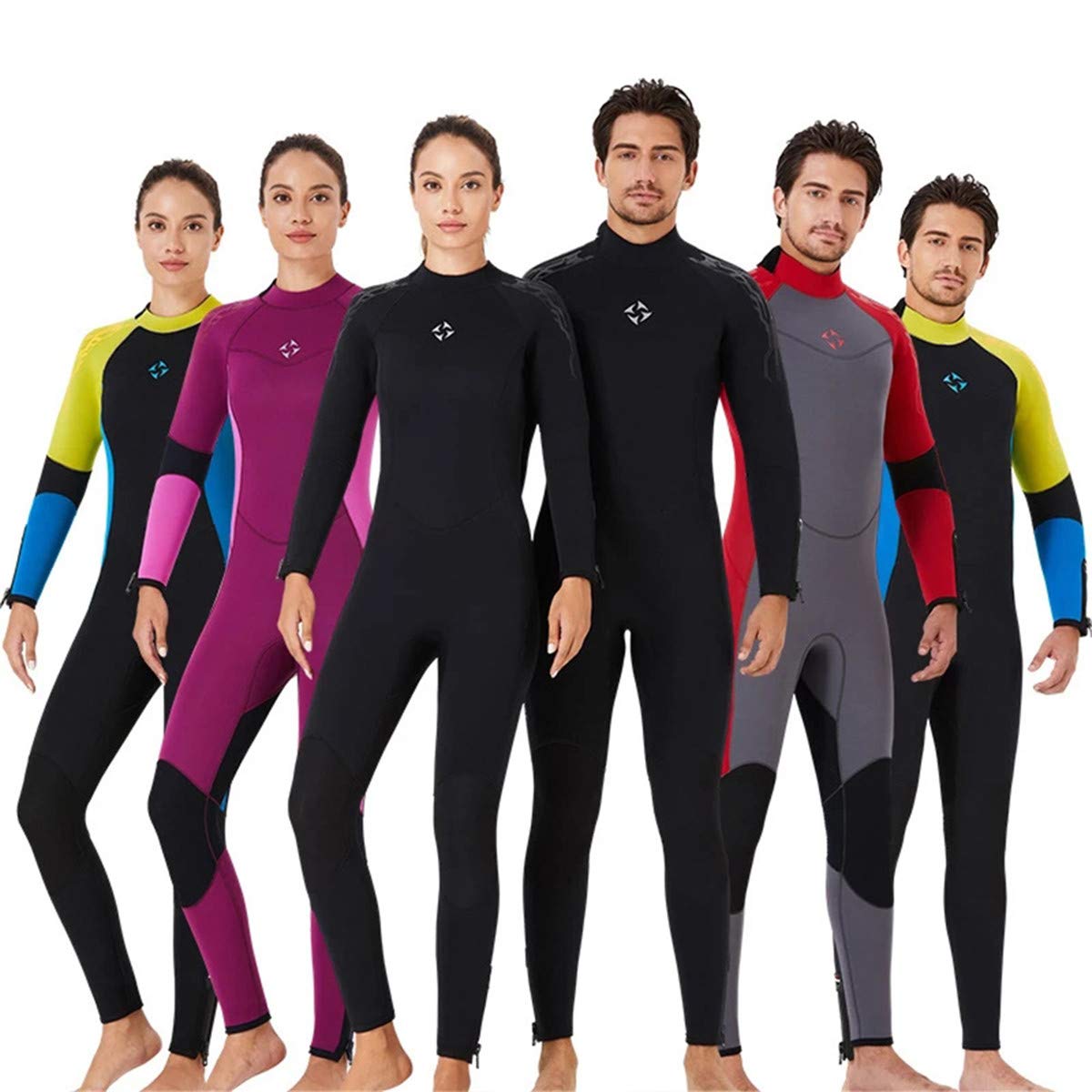 5mm Neoprene Women's Full Body Wetsuit with Back Zip - UV Protection for Snorkeling, Scuba Diving, Surfing & Cold Water Swimming | Perfect for Beach Vacations & Water Sports