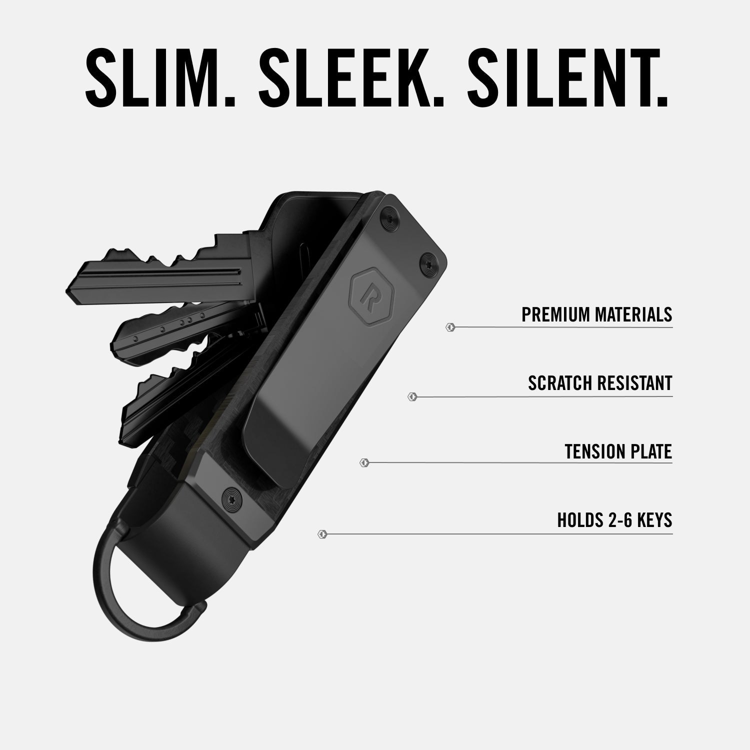 Ridge KeyCase for New York Yankees - Slim RFID Blocking Key Holder with Money Clip - Perfect for Yankees Fans, Travel & Everyday Carry