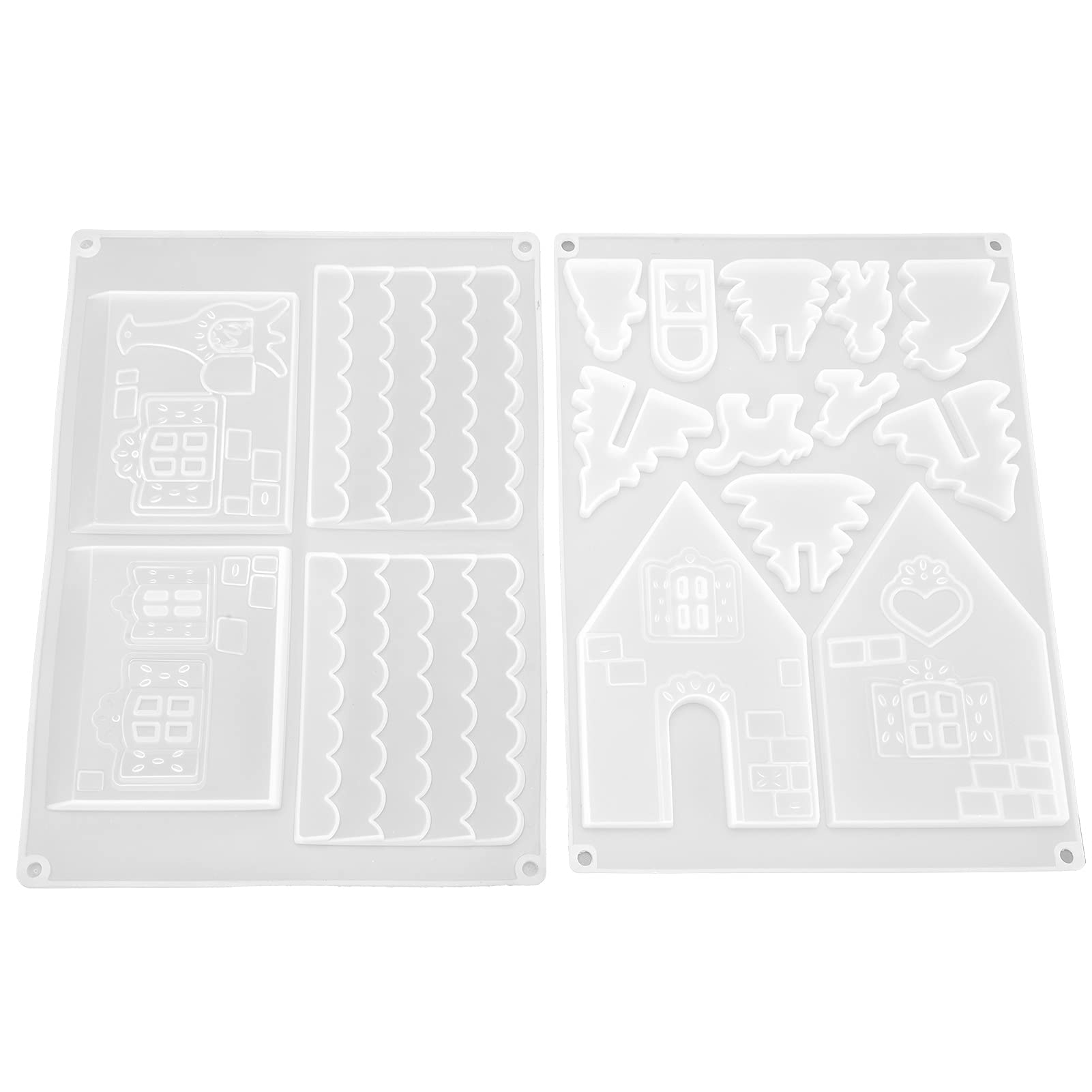 Premium Silicone Christmas Resin Molds for DIY Holiday Decor - Table & Wall Ornaments for Adults and Kids - Perfect for Festive Crafts, Gift Making, and Home Decoration
