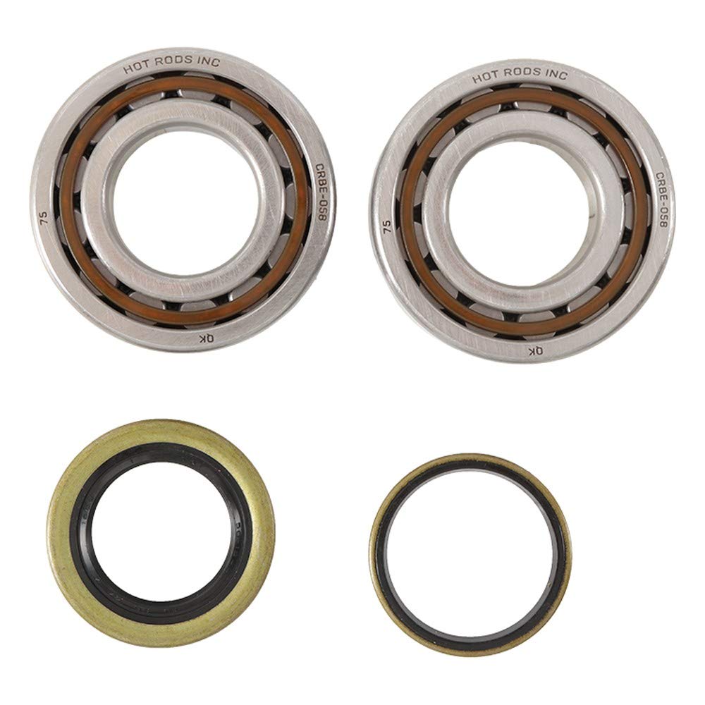 Hot Rods K067 Main Bearing and Seal Kit for Motorcycle Engine Rebuild - Compatible with Honda, Yamaha, Kawasaki - High Performance Replacement Parts for Smooth Ride & Longevity