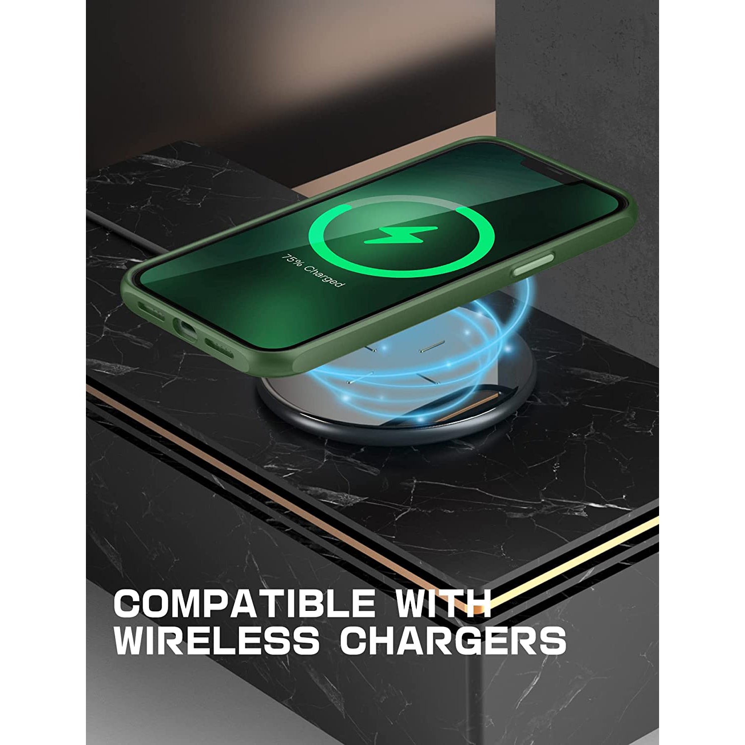 iPhone 13 Pro Max Case 6.7 Inch - Slim Clear Protective Cover with Shockproof Design | Unicorn Beetle Style in Green | Perfect for Daily Use, Outdoor Activities & Travel Protection