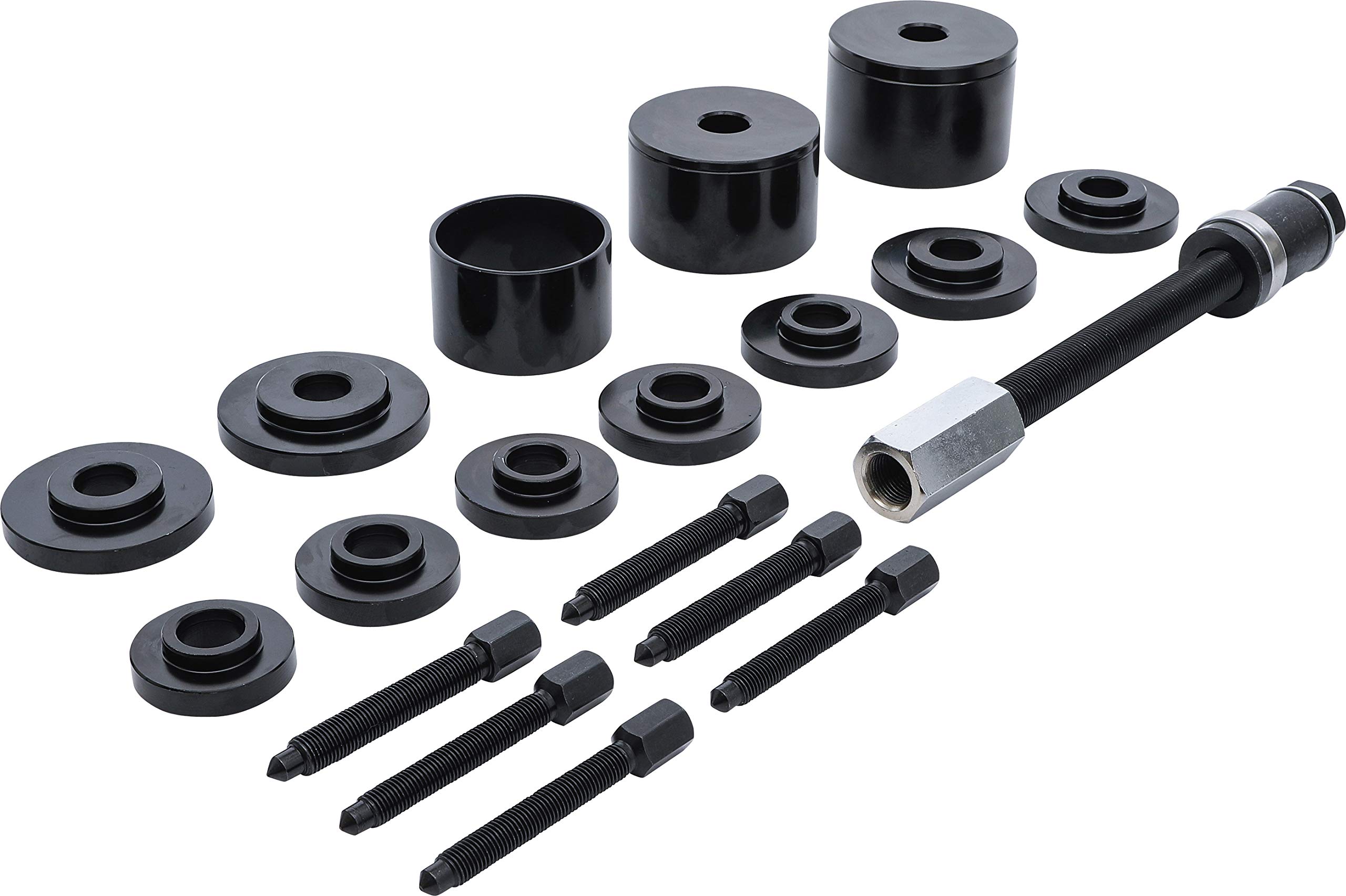 Kraftmann 67310 Universal Wheel Bearing Tool Set - 21 Piece Automotive Repair Kit for Cars, Trucks & SUVs - Perfect for DIY Mechanics & Professional Auto Shops