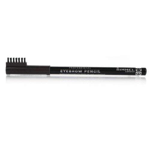 Rimmel London Professional Eyebrow Pencil - Black Brown - 2 Pack | Waterproof, Long-Lasting Eyebrow Makeup for Natural Looking Brows | Perfect for Everyday Use, Special Occasions & Travel