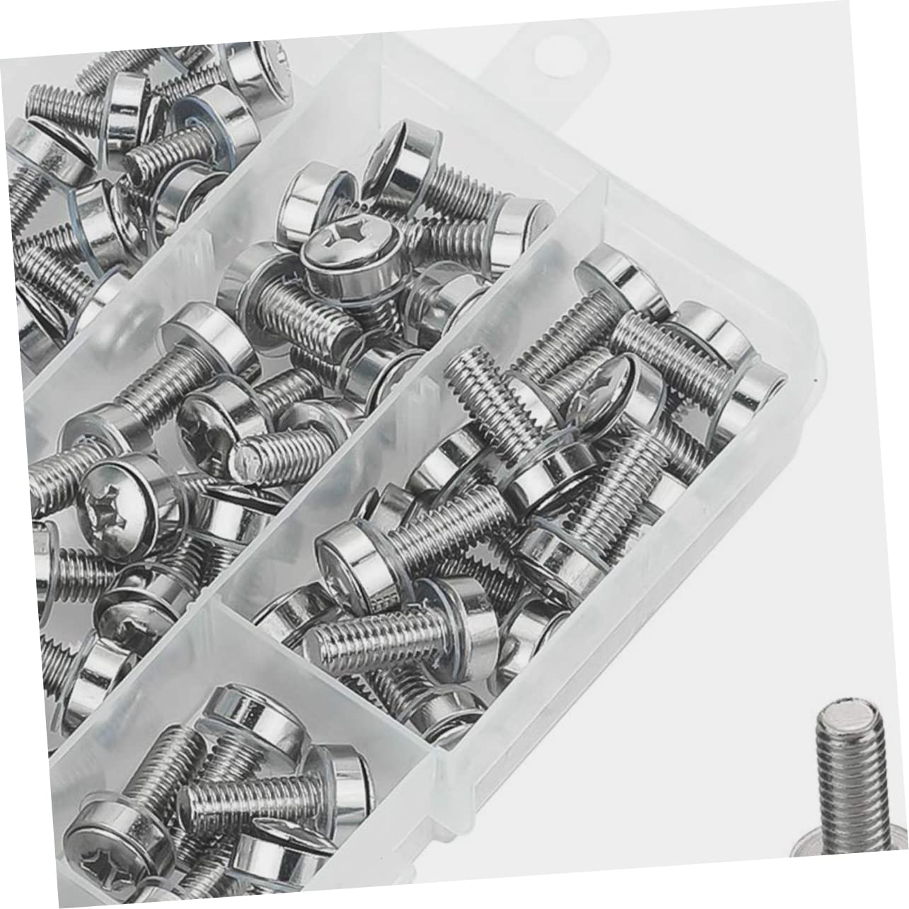 AOKWAWALIY 1 Set Server Rack Screws Kit - Includes Cage Nuts, Rack Mount Screws, and Hardware for Server Cabinets - Durable Carbon Steel Construction - Perfect for IT, Data Center, and Computer Rack Installation