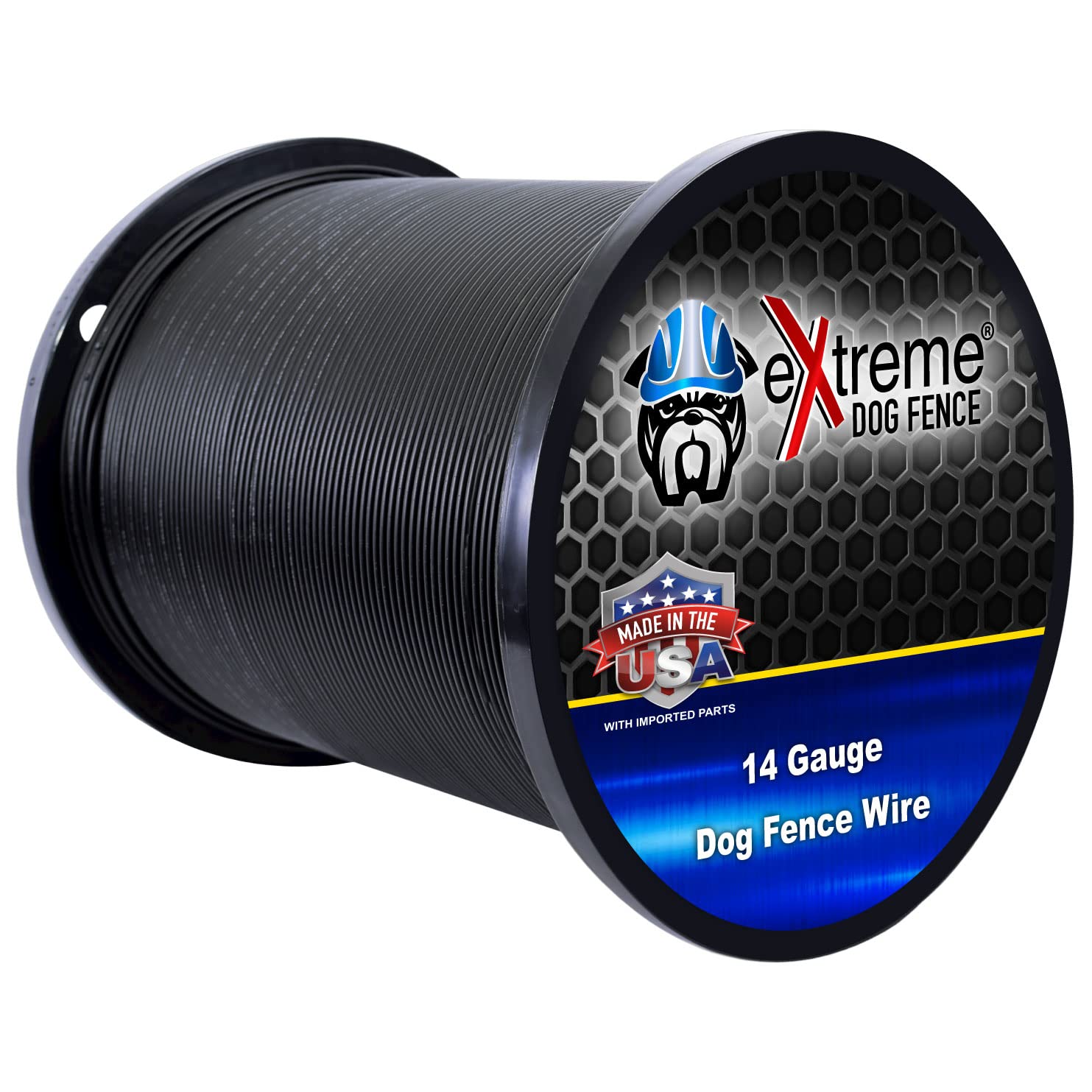eXtreme Dog Fence® Pro Grade DIY In-Ground Electric Dog Fence Kit - 3000 FT 14 Gauge Boundary Wire for 10 Acre Coverage | Safe Pet Containment System for Large Yards & Rural Properties