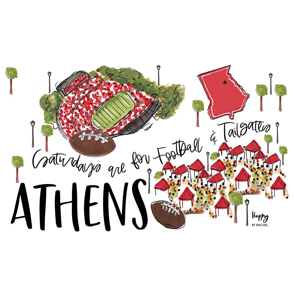 Saturdays in Athens Mega Mug 40oz - Large Insulated Travel Tumbler for Coffee, Tea & Cold Drinks - Perfect for Office, Commuting & Outdoor Adventures