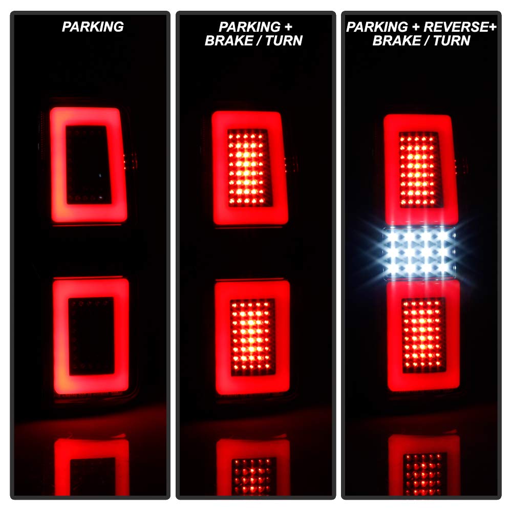 Ford F150 2015-2017 LED Tail Lights - Aftermarket V2 Light Bar Replacement (Black) | Upgrade for Enhanced Visibility & Style | Perfect for Night Driving & Off-Road Adventures
