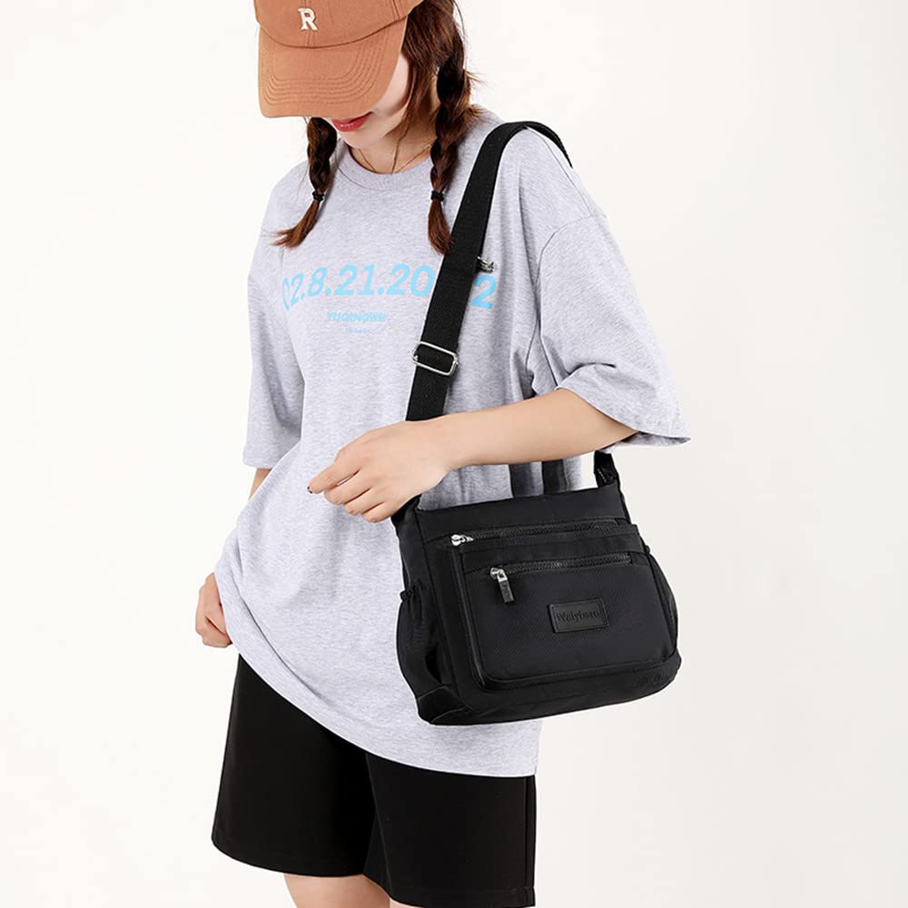 Stylish Women's Multi-Pocket Crossbody Bag - Fashionable Messenger & Shoulder Purse for Everyday Use, Work, Travel & Shopping