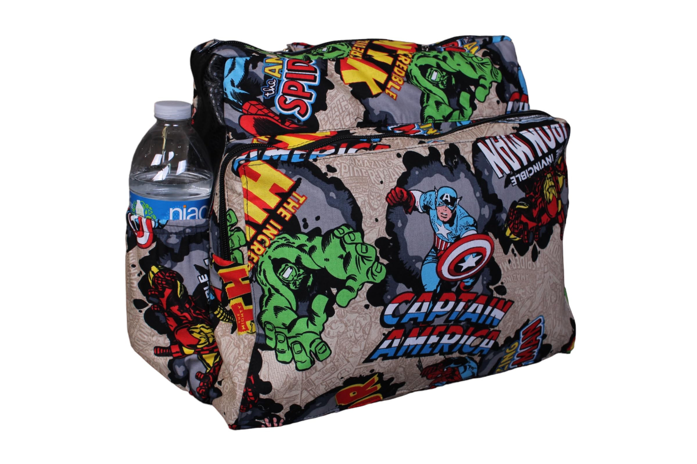 Superhero Diaper Bag for Travel - Spacious Baby Essentials Organizer with Multiple Pockets | Perfect for Parents, Daycare & Family Outings