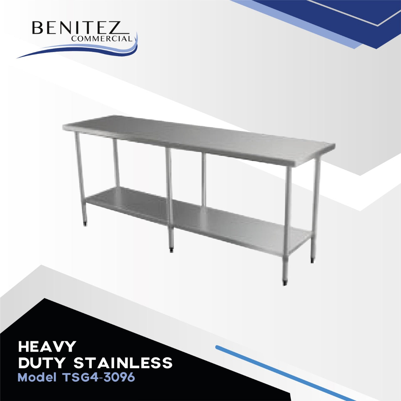 Heavy Duty Stainless Steel TSG4-3096 Model - Durable Industrial Equipment for Construction, Manufacturing & Workshop Use