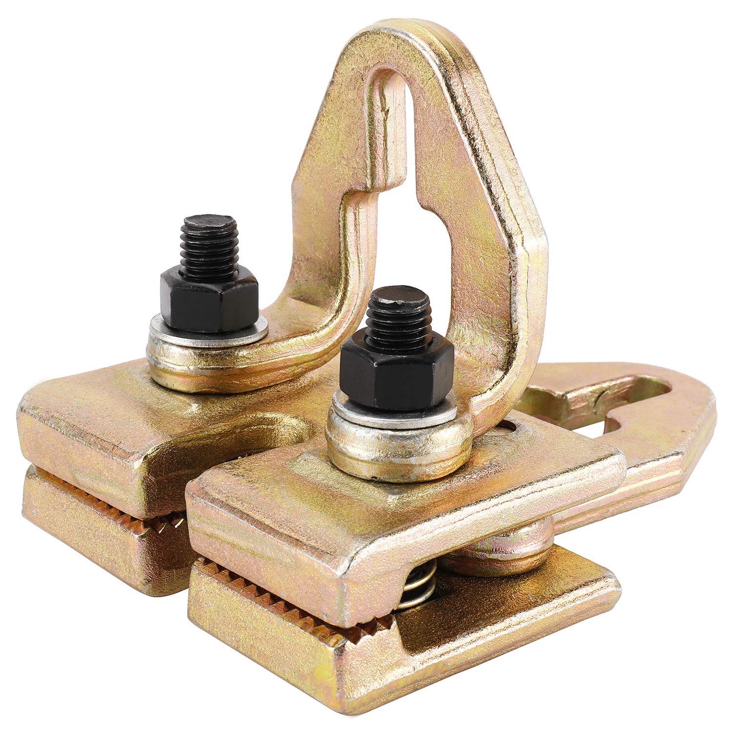 YaeMarine 5 Ton Heavy Duty Right-Angle Two-Way Auto Body Pull Clamp - Professional Car Body Repair Tool Kit for Dent Removal & Frame Straightening - Perfect for Auto Shops & DIY Garage Repairs