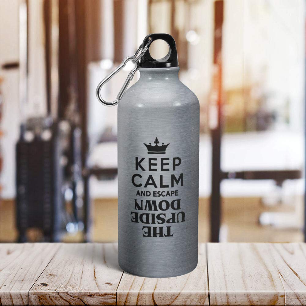 Tee Mafia® 600ml Insulated Water Bottle with Straw Lid - Leakproof, BPA-Free, Multicolor - Perfect for School, Gym, Travel & Outdoor Activities - Inspired by Gaten Matarazzo & Finn Wolfhard