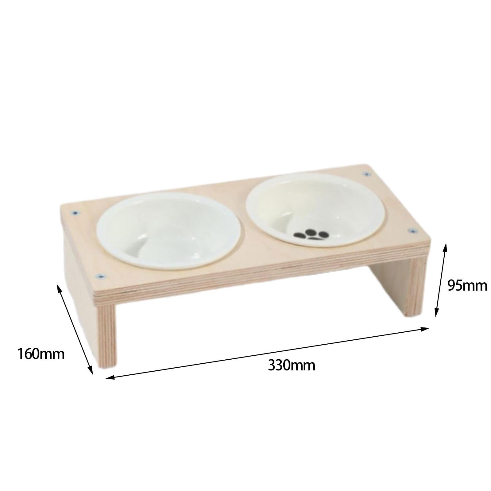 **Enakshi Elevated Cat and Dog Bowls with Neck Protection - Stainless Steel Raised Pet Food & Water Dishes for Healthy Eating - Perfect for Small, Medium, and Large Pets - Ideal for Home, Kitchen, or Travel Use**