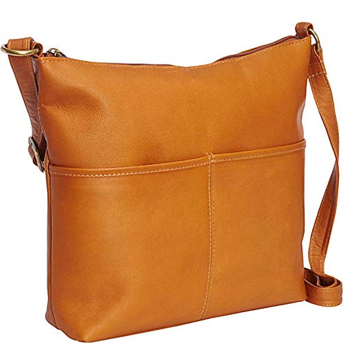 Premium Full-Grain Colombian Leather Crossbody Bag for Women - Adjustable Strap, Top-Zip Closure & Phone Pocket - Perfect for Work, Travel & Everyday Use