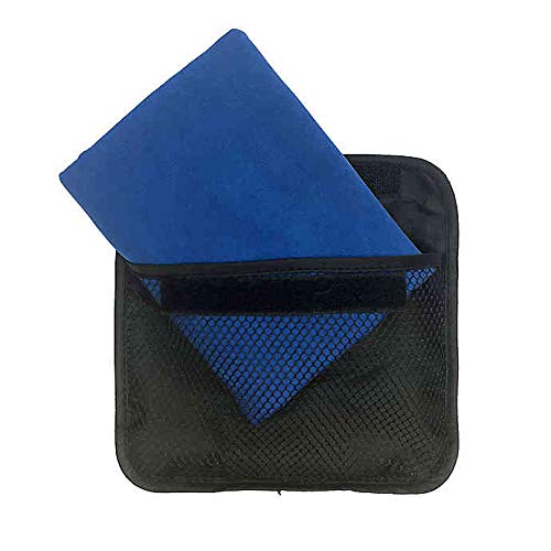 Morgan Beach Towel with Storage Bag - Cobalt Blue for Pool & Travel