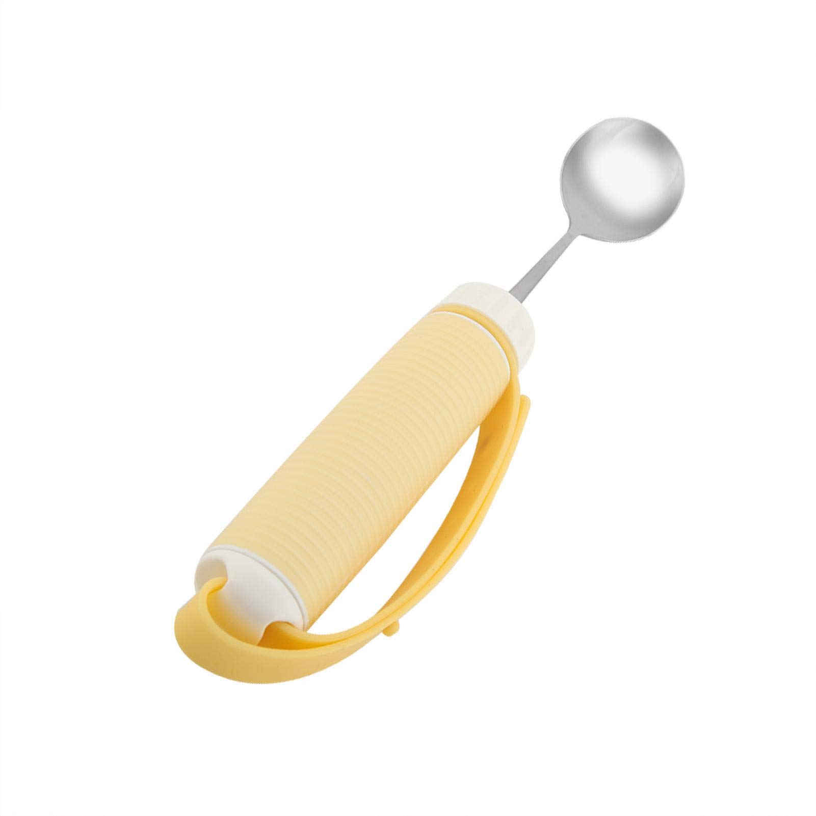 Weighted Non-Slip Adaptive Utensils Set - Stainless Steel Easy Grip Spoons & Forks for Elderly, Parkinson's, Arthritis & Hand Tremors - Comfort Eating Aids for Daily Meals, Assisted Living & Home Care