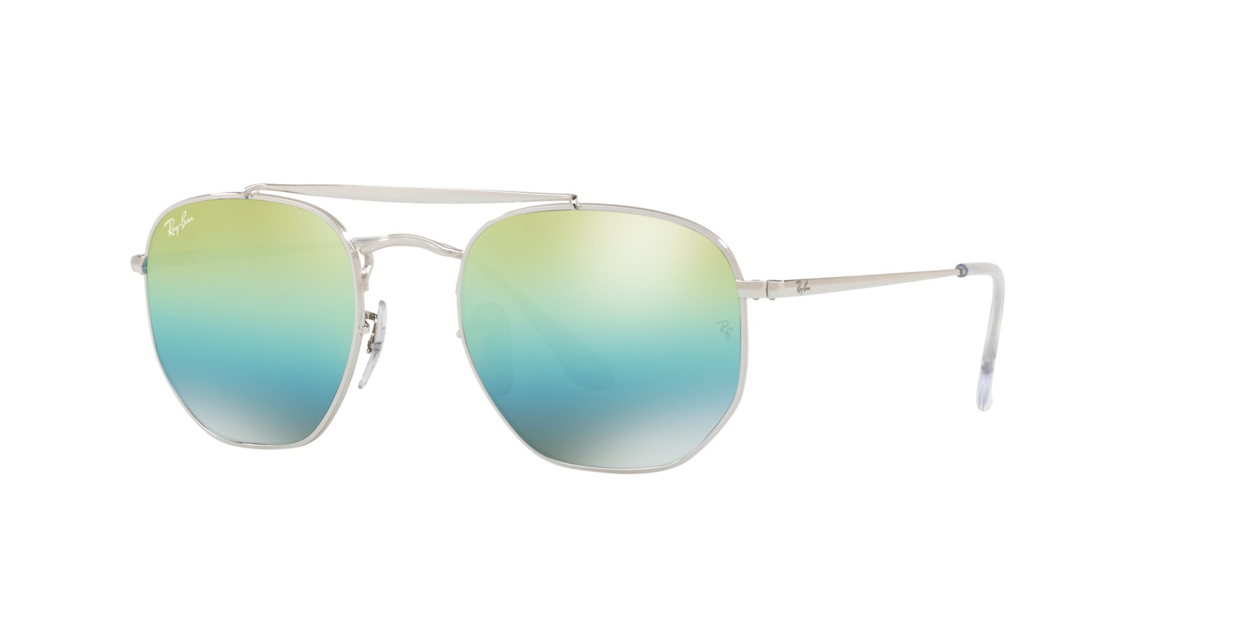 Ray-Ban RB3648 The Marshal Square Sunglasses - Polarized UV Protection, Classic Aviator Style for Men & Women - Perfect for Driving, Travel & Outdoor Activities