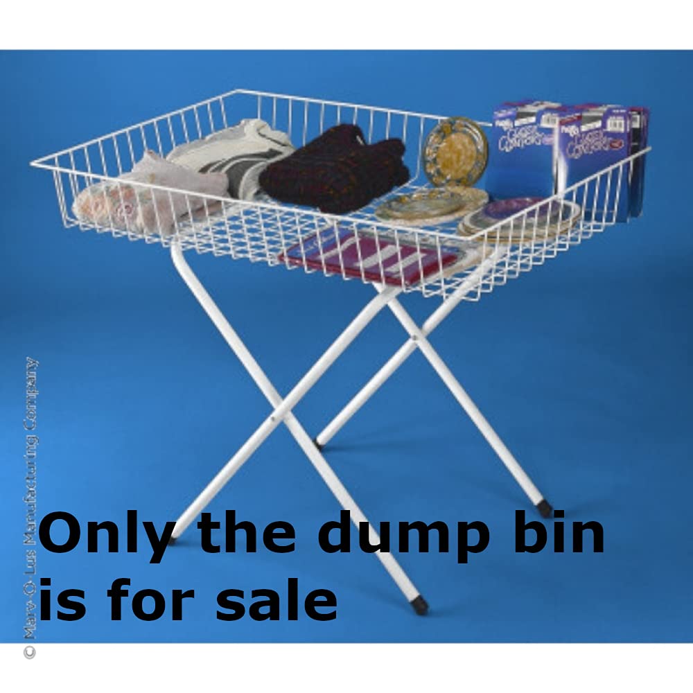 White Folding Dump Display Table - 36