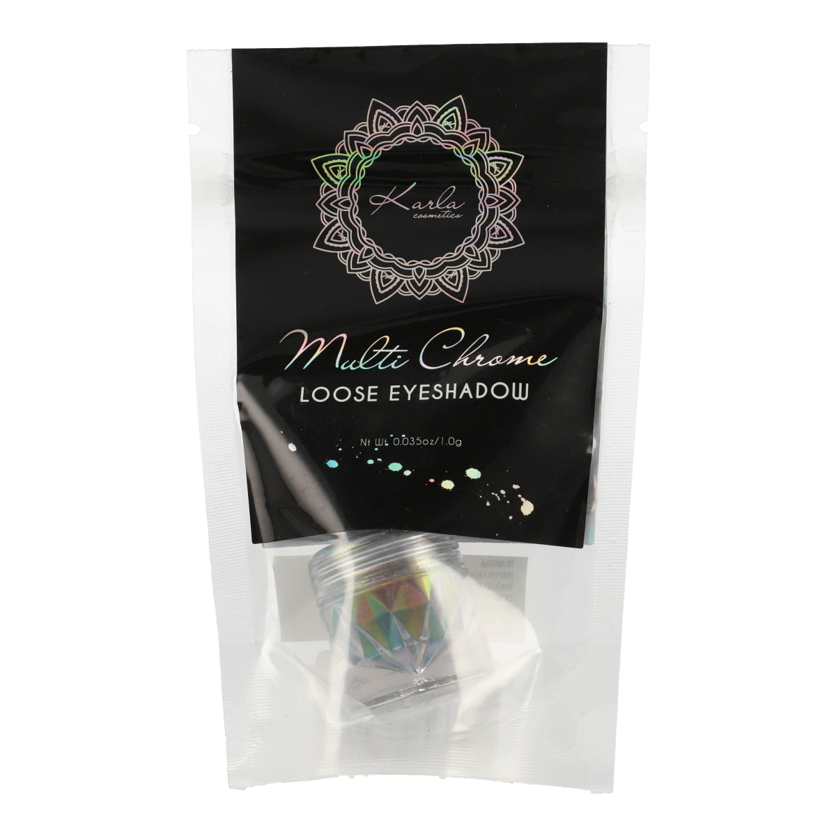 Multi Chrome Loose Pigment Eyeshadow - Long Lasting Shimmery Makeup for Parties & Special Occasions | Vegan & Cruelty Free