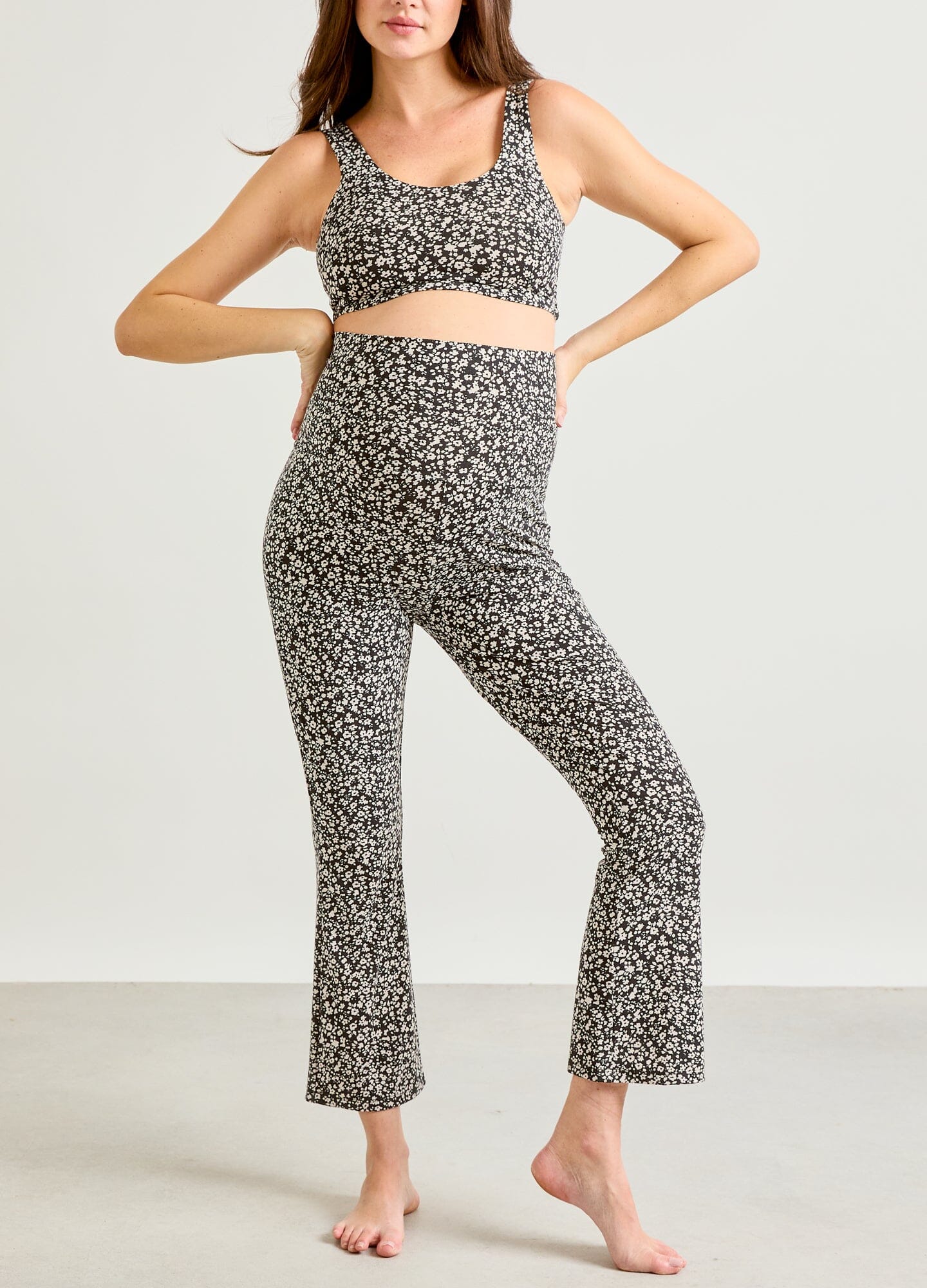 The Ultimate Before, During & After Crop Flare - Perfect for Yoga, Workouts & Outdoor Activities