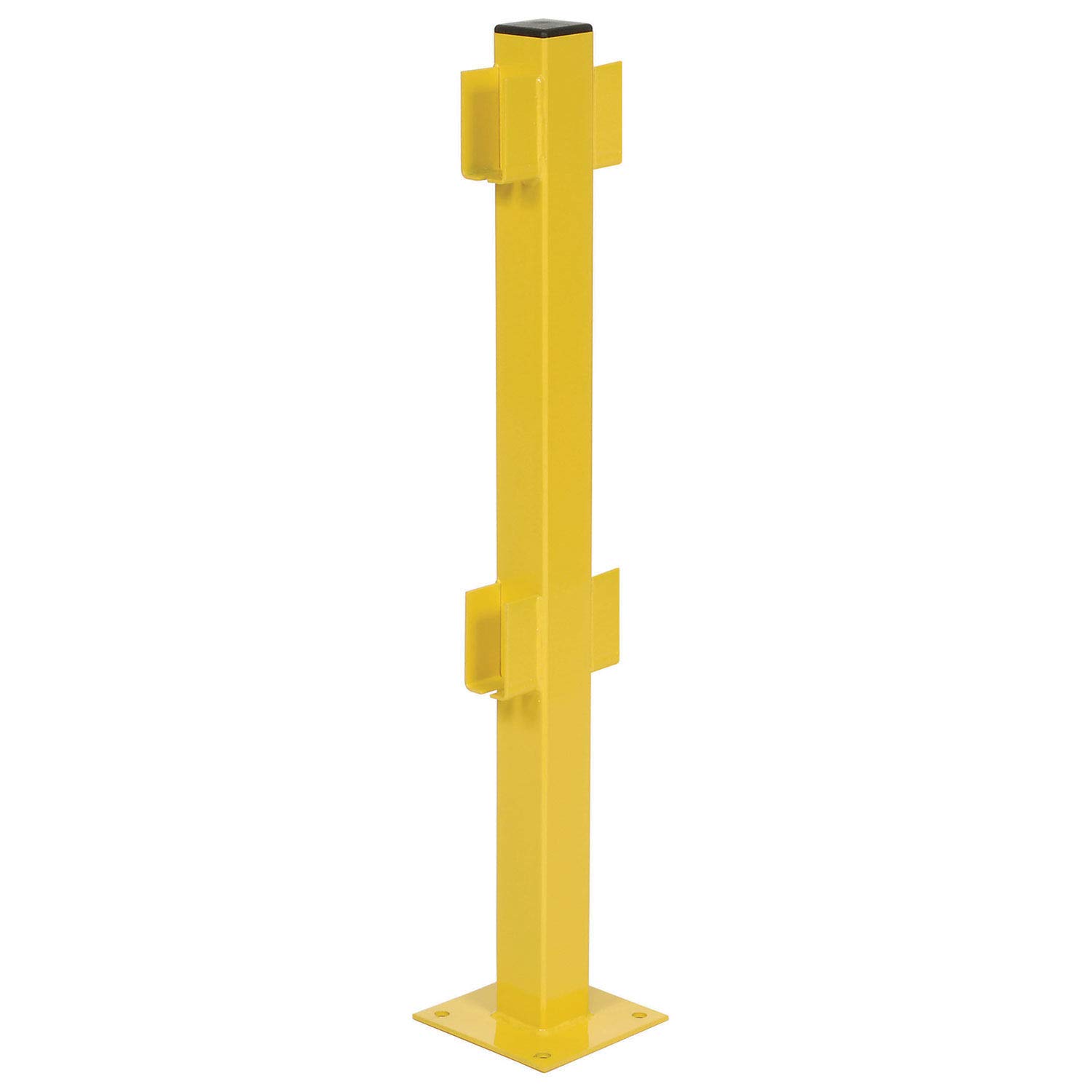 11 Gauge Yellow Double Inline Post - Heavy Duty Steel Fence Post for Farm, Ranch, and Garden Security