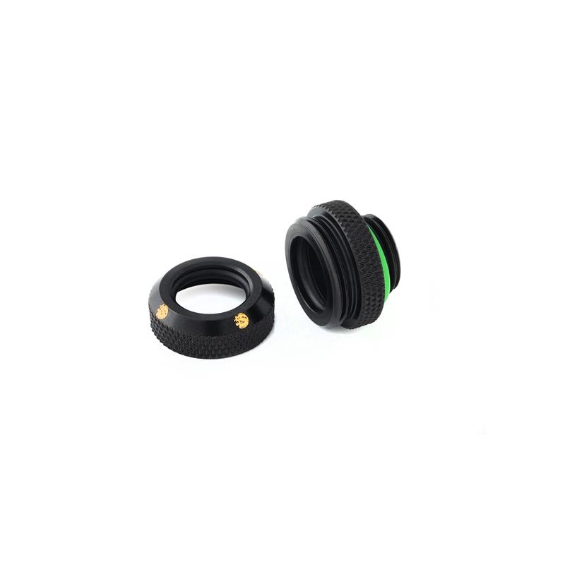 Bitspower Multi Link Fitting for 12mm OD Tubing - Matt Black Finish for Custom PC Water Cooling Builds