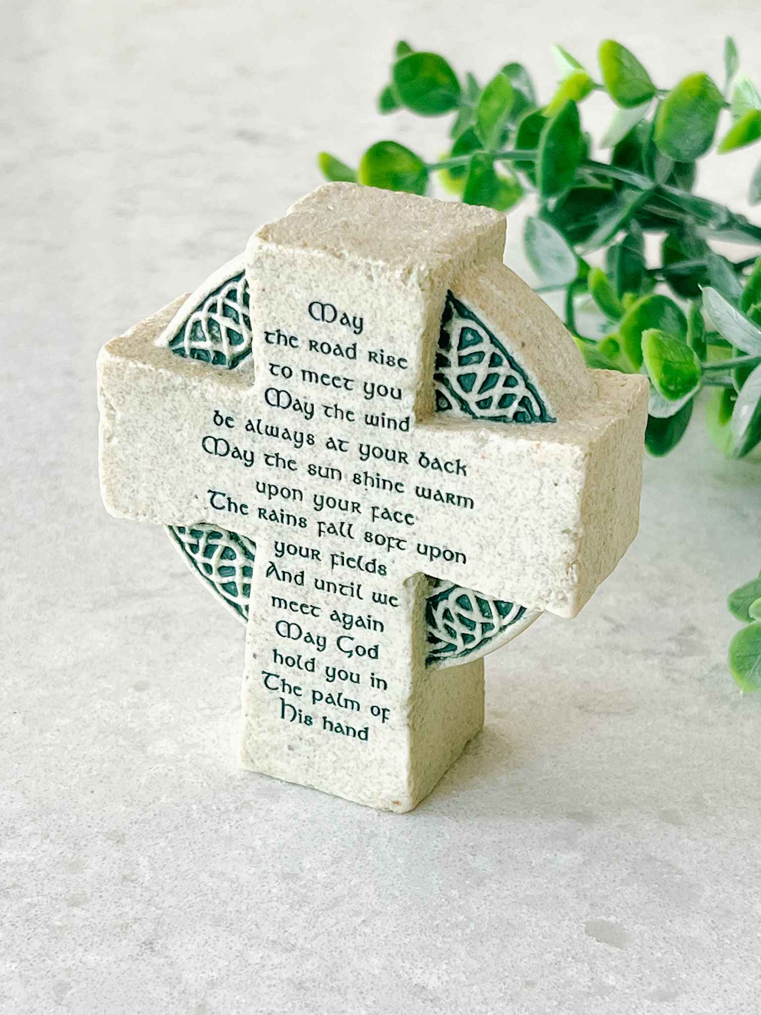 Mini Irish Cross Pendant Necklace - Elegant Celtic Jewelry for Women - Perfect for St. Patrick's Day, Weddings & Gifts