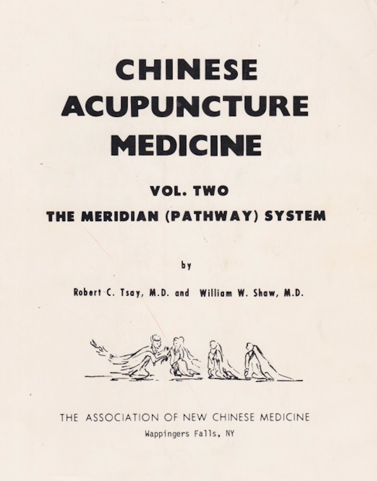 Preowned Chinese Acupuncture Medicine Book 2: The Meridian Pathway System by Robert Tsay - Traditional Chinese Medicine Guide for Acupuncturists & Holistic Health Practitioners