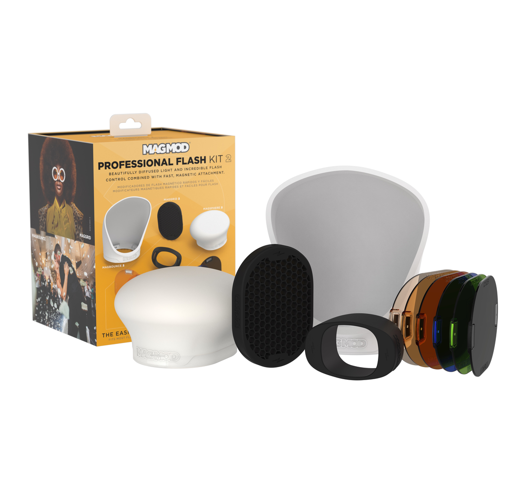 MagMod Professional Kit 2 - Complete Flash Modifier System for Photography | Perfect for Portrait, Wedding & Outdoor Shooting