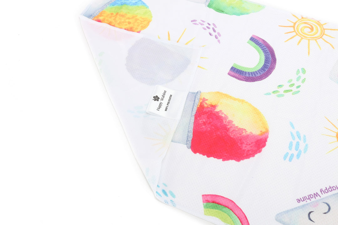 Premium Cooling Towel for Shaved Ice - Soft & Absorbent White Towel for Hot Weather, Sports, Gym, and Outdoor Activities