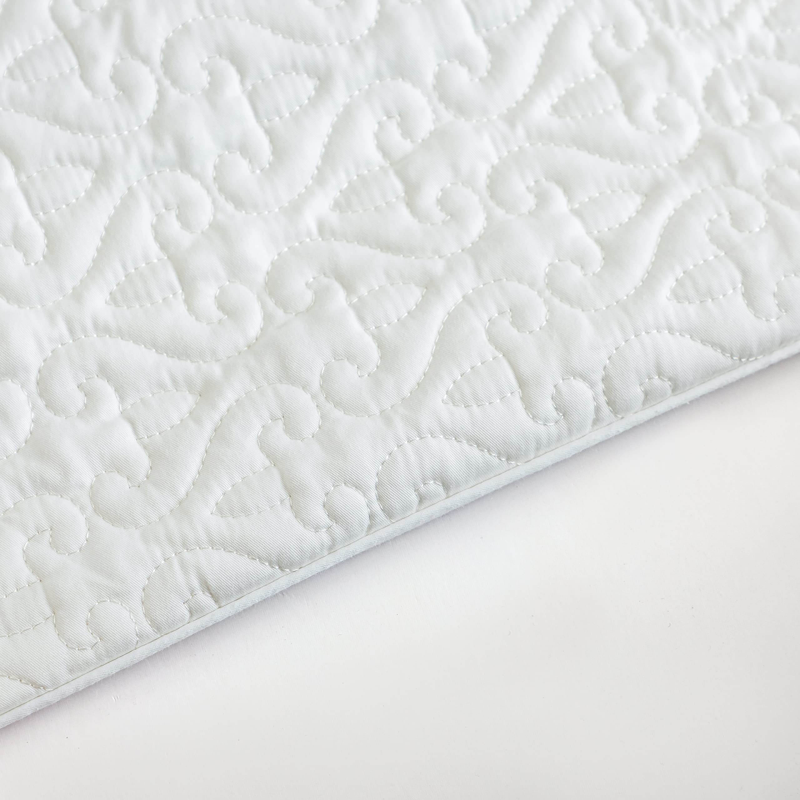 SUSYBAO 100% Cotton Waterproof Mattress Protector Queen Size - 15 Inch Deep Pocket, Breathable Fitted Sheet, White - Perfect for Bedrooms, Guest Rooms & Dormitories