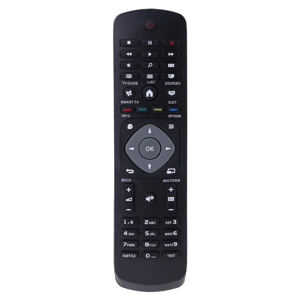 YKF347-003 Replacement Remote Control for AC/TV/Audio Units - Universal TV Tele Controller (Black) - Perfect for Home Entertainment Systems & Smart Devices