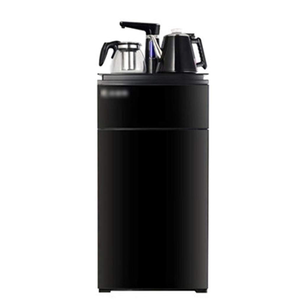 Hot & Cold Water Dispenser for Home - Desktop, Small Vertical Design with Automatic Water Filling & Lower Bucket - High-End Touch Screen (Black, 96x32x33cm) | Perfect for Office, Kitchen, Dorm & Small Spaces