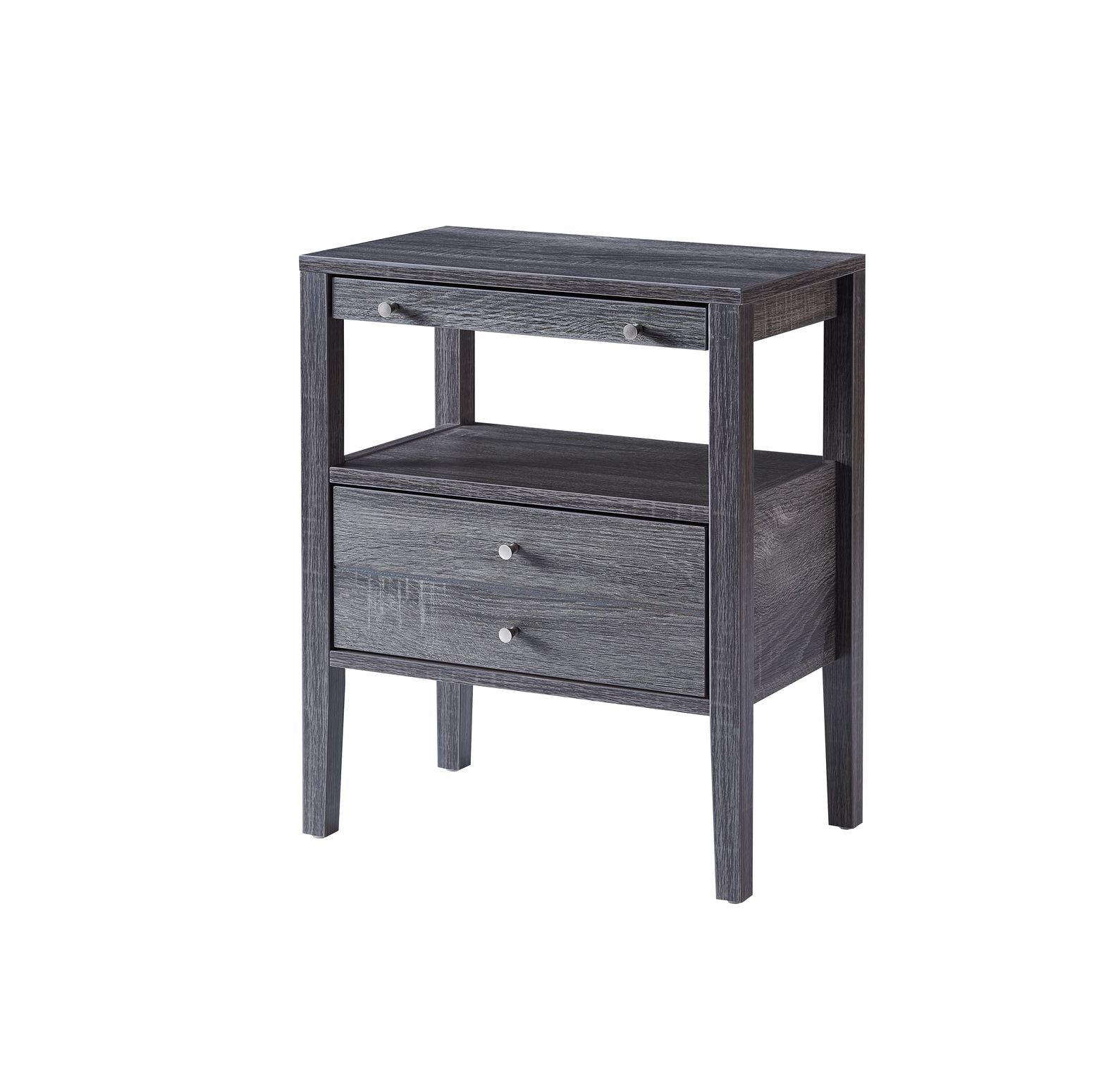 Modern Grey Accent Table - Stylish Side Table for Living Room, Bedroom, or Office - Perfect for Home Decor & Small Spaces