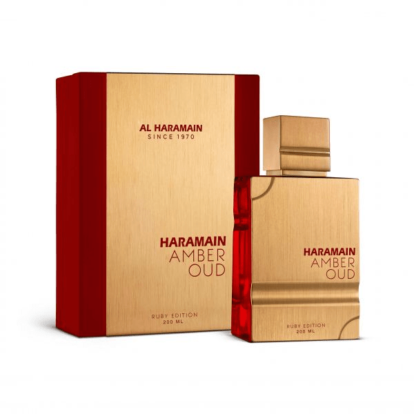 Amber Oud Ruby Eau de Parfum Spray for Women & Men - 4.0 Oz Luxury Perfume with Long Lasting Fragrance - Perfect for Date Night, Special Occasions & Daily Wear