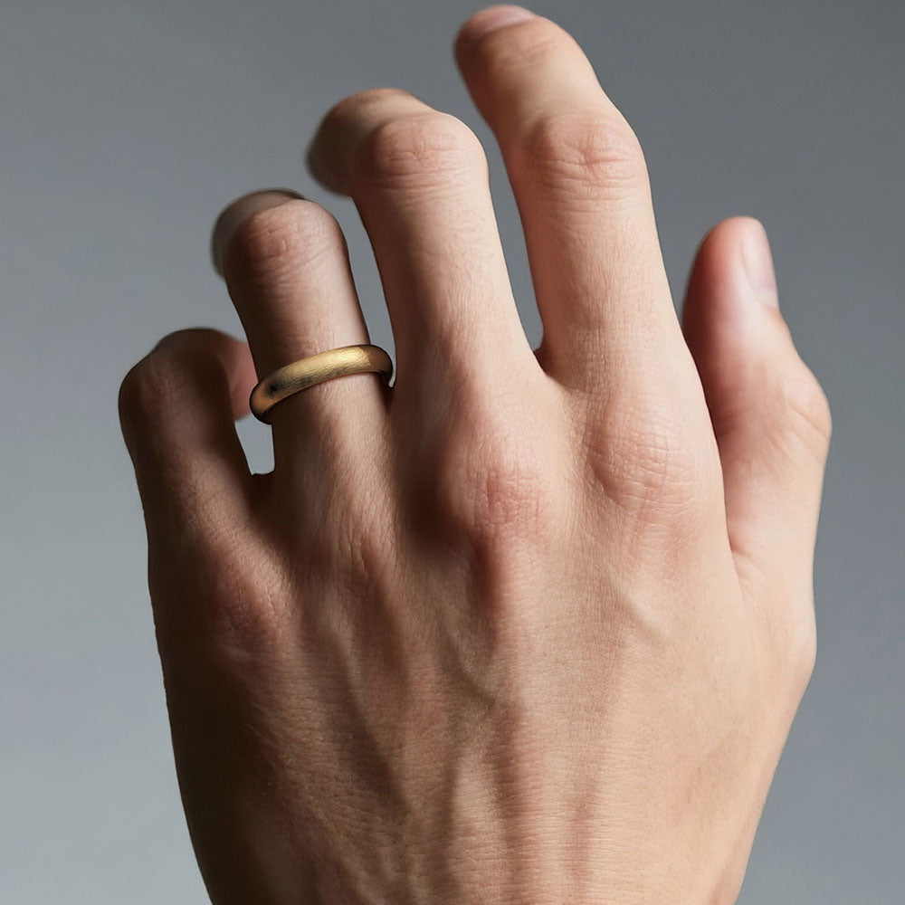 6mm Classic Matte Finish Men's Wedding Band Ring - Durable Tungsten or Titanium Wedding Ring for Men - Perfect for Engagement, Anniversary & Everyday Wear