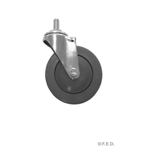 CASTORWITHOUTBRAKE Heavy Duty Swivel Caster Wheels - No Brake Smooth Rolling Casters for Industrial Equipment, Furniture, and Carts - Perfect for Warehouses, Workshops, and Home Use