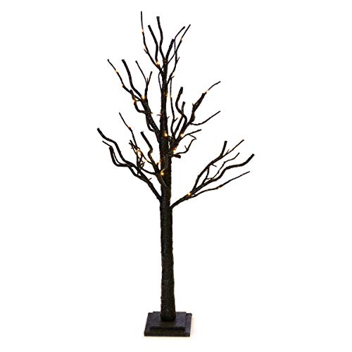 Short Black Glitter Tree