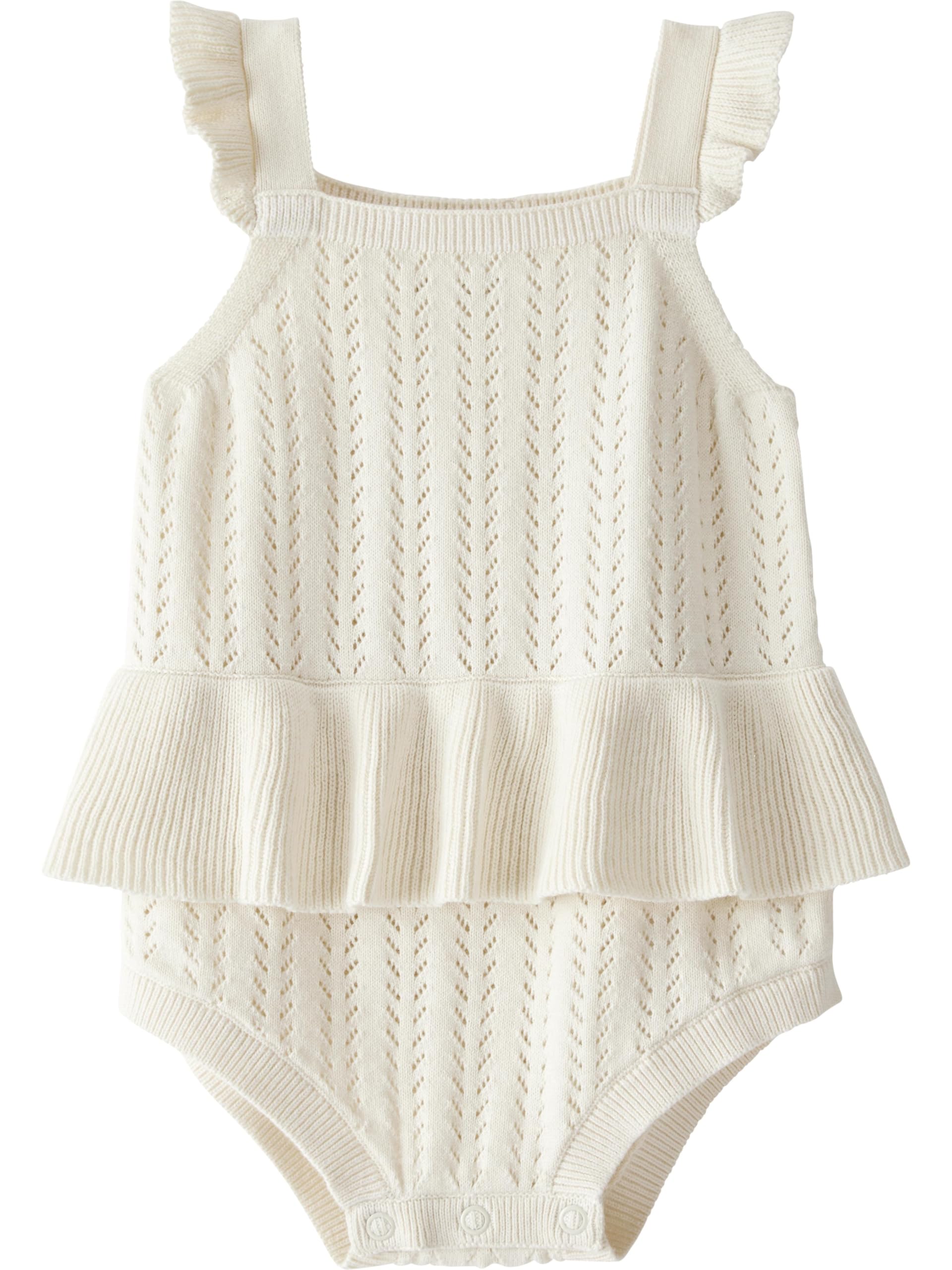 Little Planet by Carter's Unisex Baby Organic Cotton Gauze Bubble Romper - Soft & Breathable Outfit for Newborns & Infants - Perfect for Playtime, Daycare & Summer Adventures