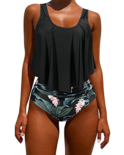 37-black Floral