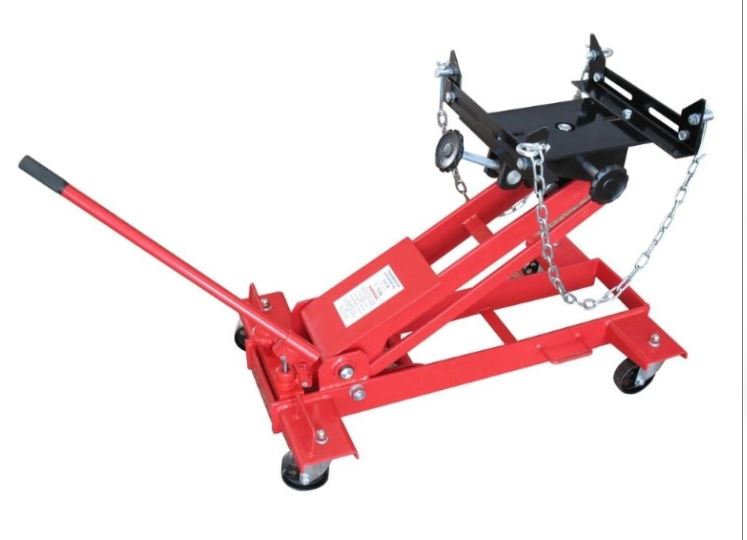 Aiko 1 Ton Low Profile Transmission Jack - Heavy Duty Car Lift for Mechanics | Model JACK JP1.0 | Perfect for Auto Repair Shops & DIY Garage Use