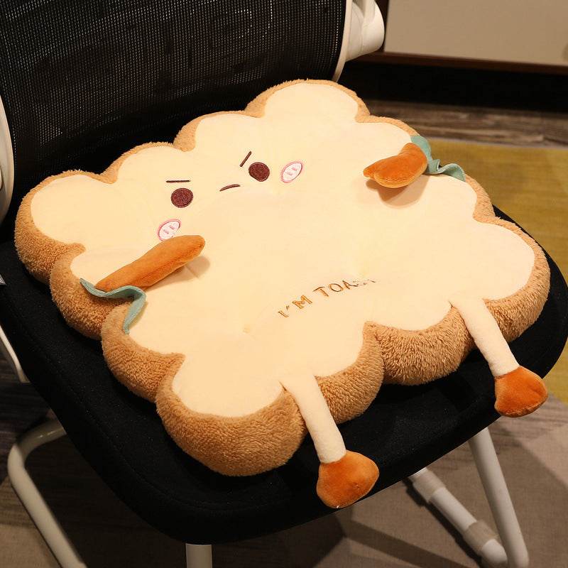 Cozy Kawaii Plush Chair Pillow - Cute Anime Stuffed Seat Cushion for Bedroom, Living Room & Gaming Setup