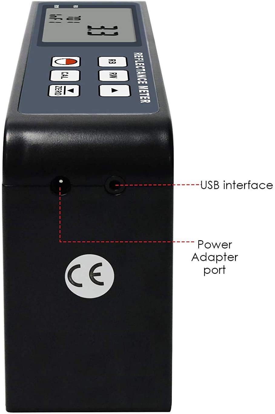 Digital Reflectance Meter - Portable 0-100 Reflectivity Tester with 0.3 Repeatability | Film Screening & Surface Measurement Tool for Industrial Quality Control, Paint Testing, and Material Analysis
