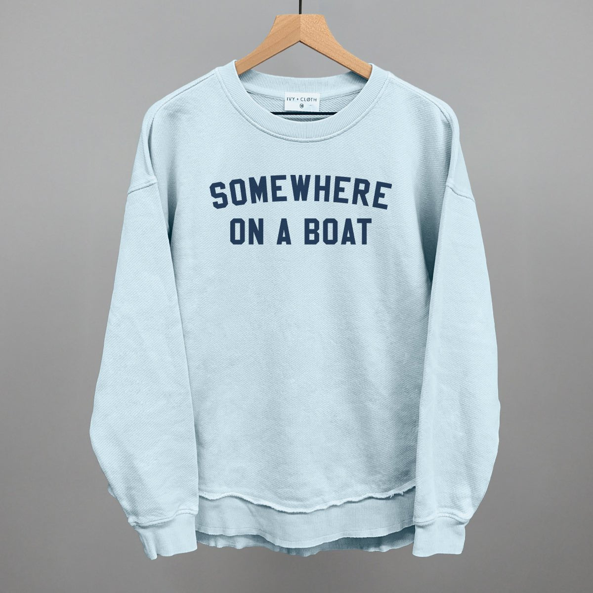 Somewhere On A Boat - Premium Nautical Decor for Home & Office - Perfect for Beach Houses, Boats, and Coastal-Themed Spaces