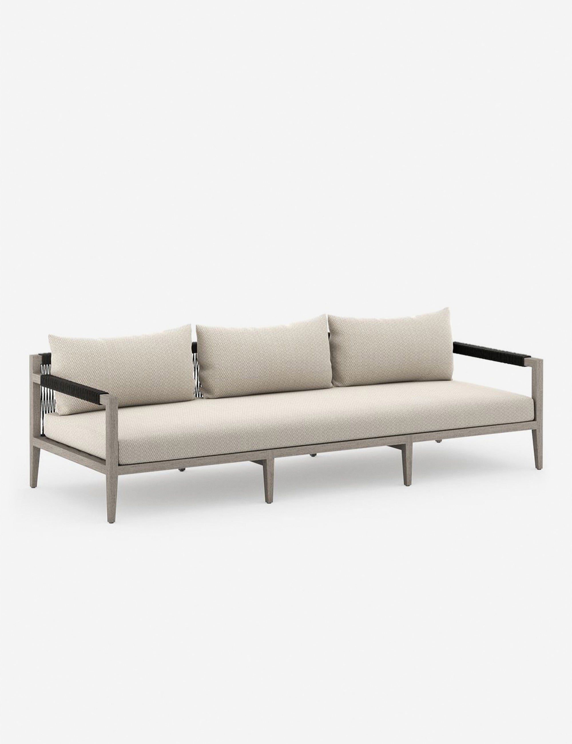 Cadenza Indoor Outdoor Sofa - Waterproof & Weather-Resistant Patio Furniture for Living Room, Garden, and Backyard Relaxation