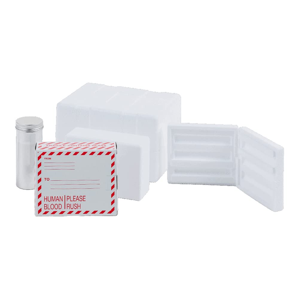 ThermoSafe 440 EPS Mini Mailer - Insulated Shipping Boxes (24-Pack) - Perfect for Shipping Perishables, Pharmaceuticals & Temperature-Sensitive Items