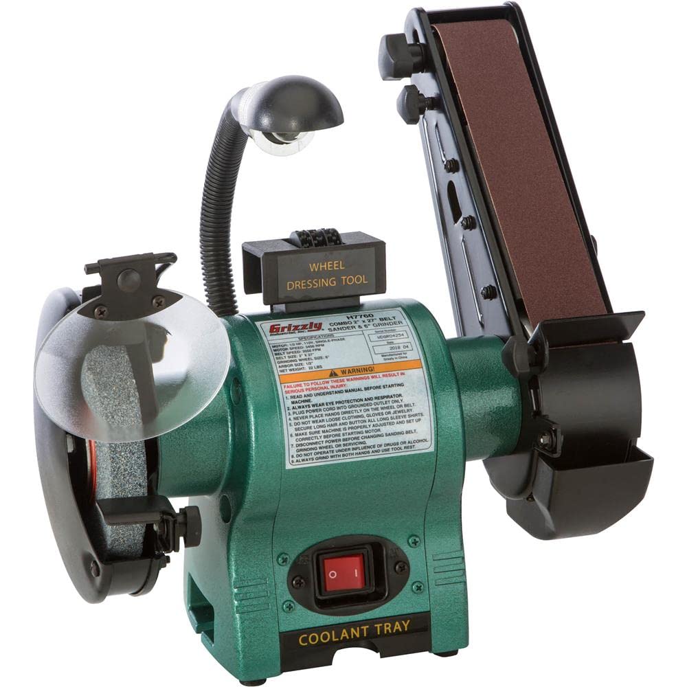 Grizzly Industrial H7760 Combo Belt Sander & Grinder - 6