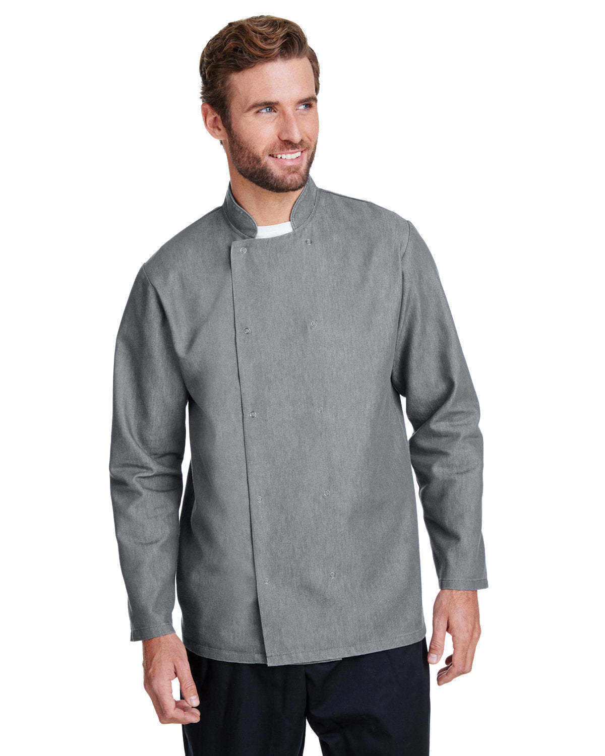 Reprime RP660 Unisex Denim Chef's Coat - Artisan Collection | Professional Kitchen Apparel for Chefs & Culinary Students | Perfect for Restaurants, Cooking Classes & Food Service