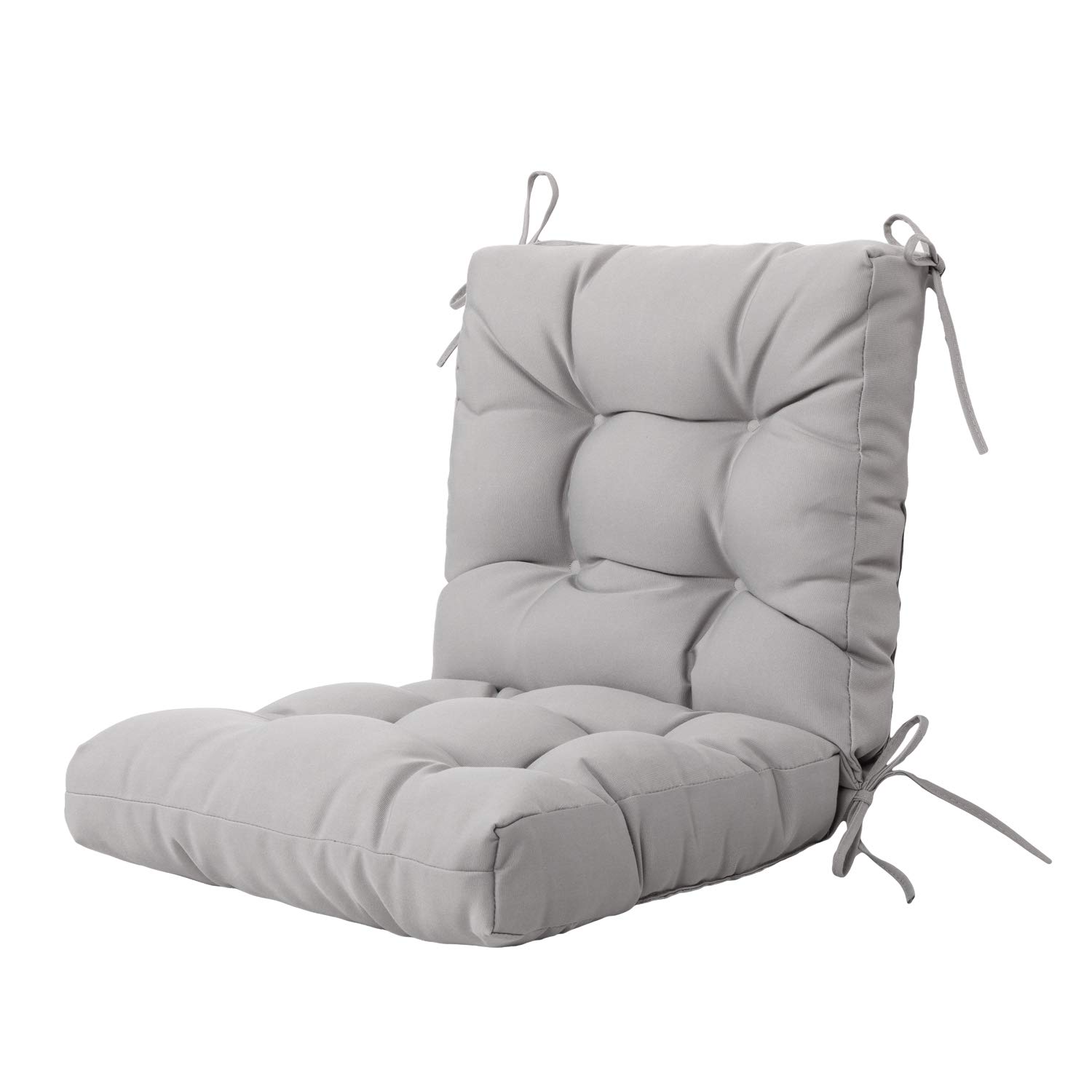 ARTPLAN All-Weather Outdoor Chair Cushions - Waterproof Patio Seat & Back Cushions with Tufted Design for Wicker Furniture - Perfect for Garden, Deck, Poolside & Outdoor Relaxation